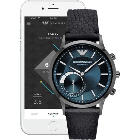 emporio armani smart watch men.